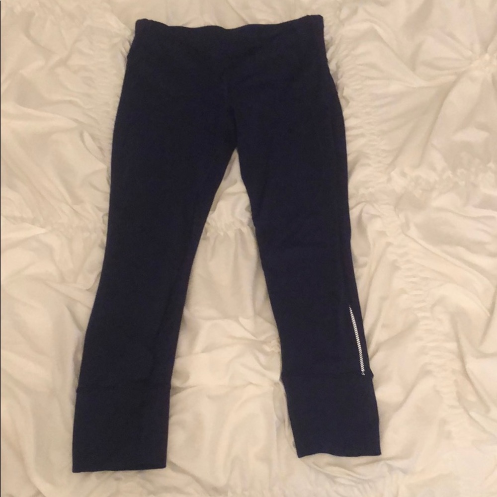 Navy cropped lulus
